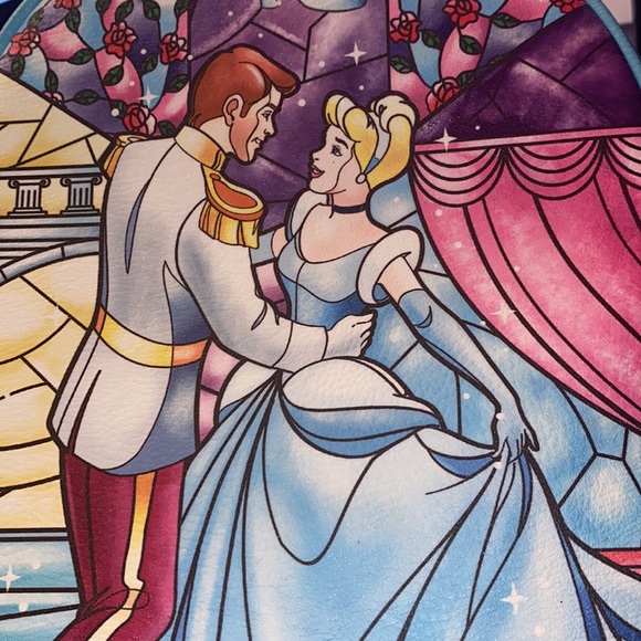 Loungefly faux-leather Cinderella Disney Backpack Gus Prince Bag - Picture 10 of 17